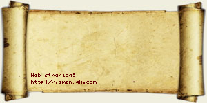 Isidora Urošević vizit kartica